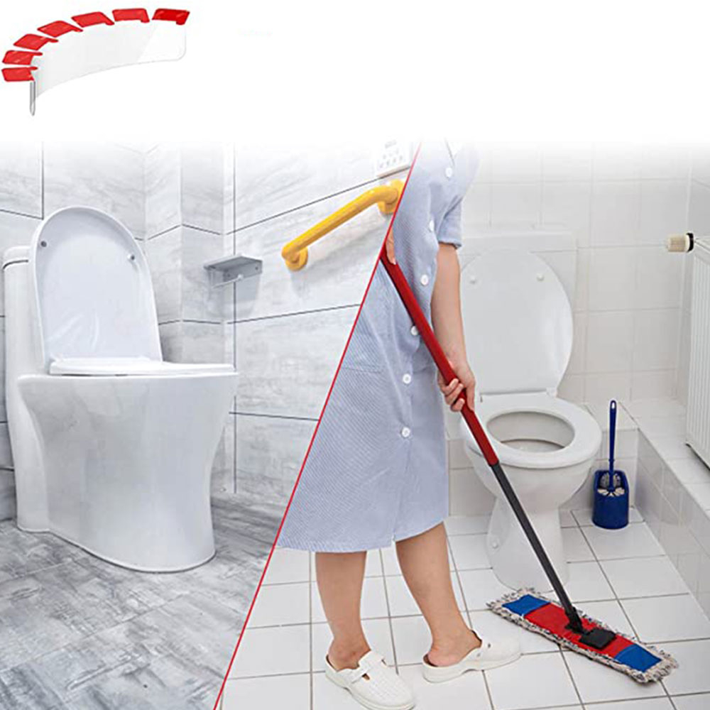Selbstklebende Toiletten Pinkel Schutz WC Töpfchentraining Spritzschutz - Transparent