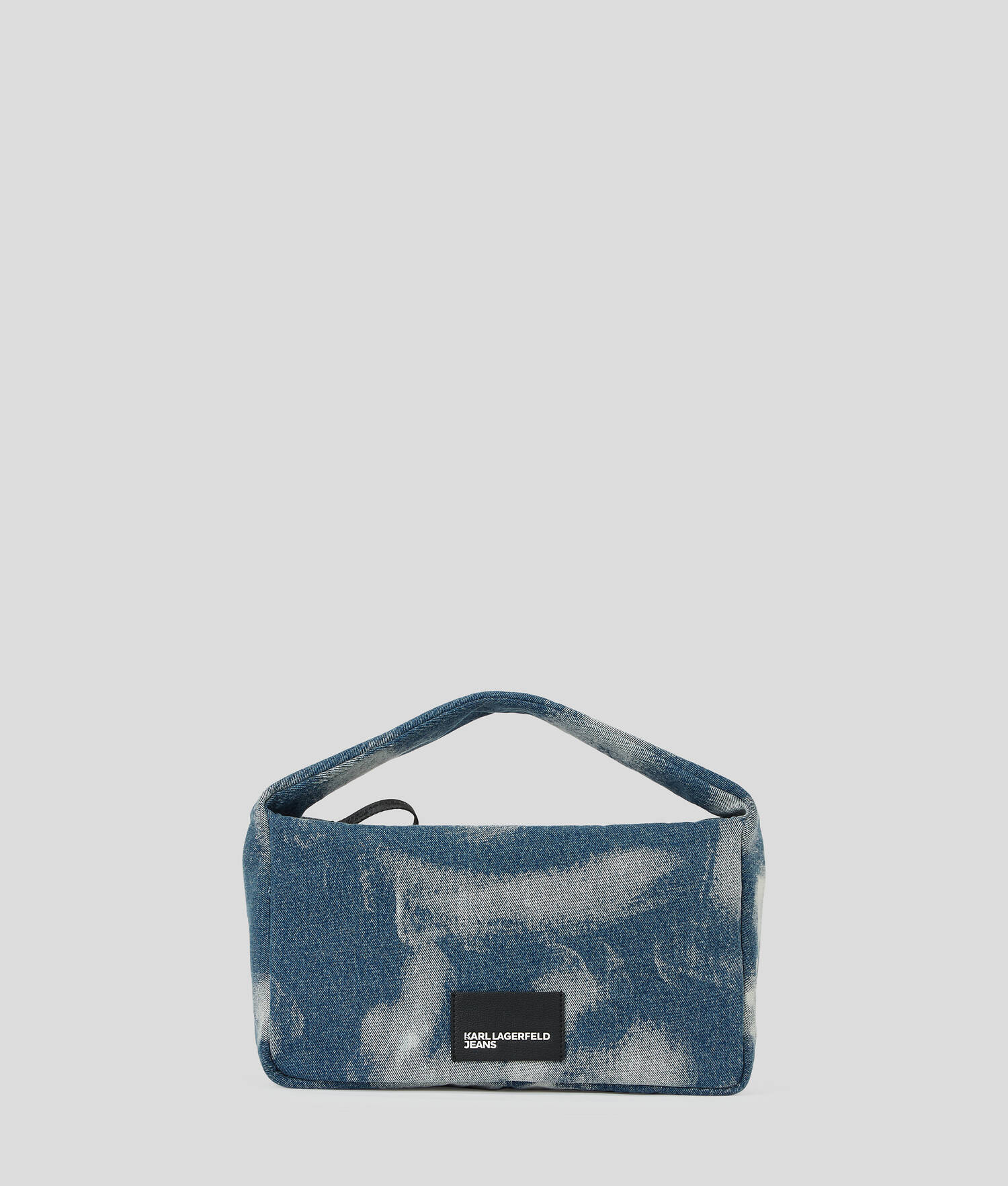 SAC BESACE EN DENIM DÉLAVÉ - Denim blanchi