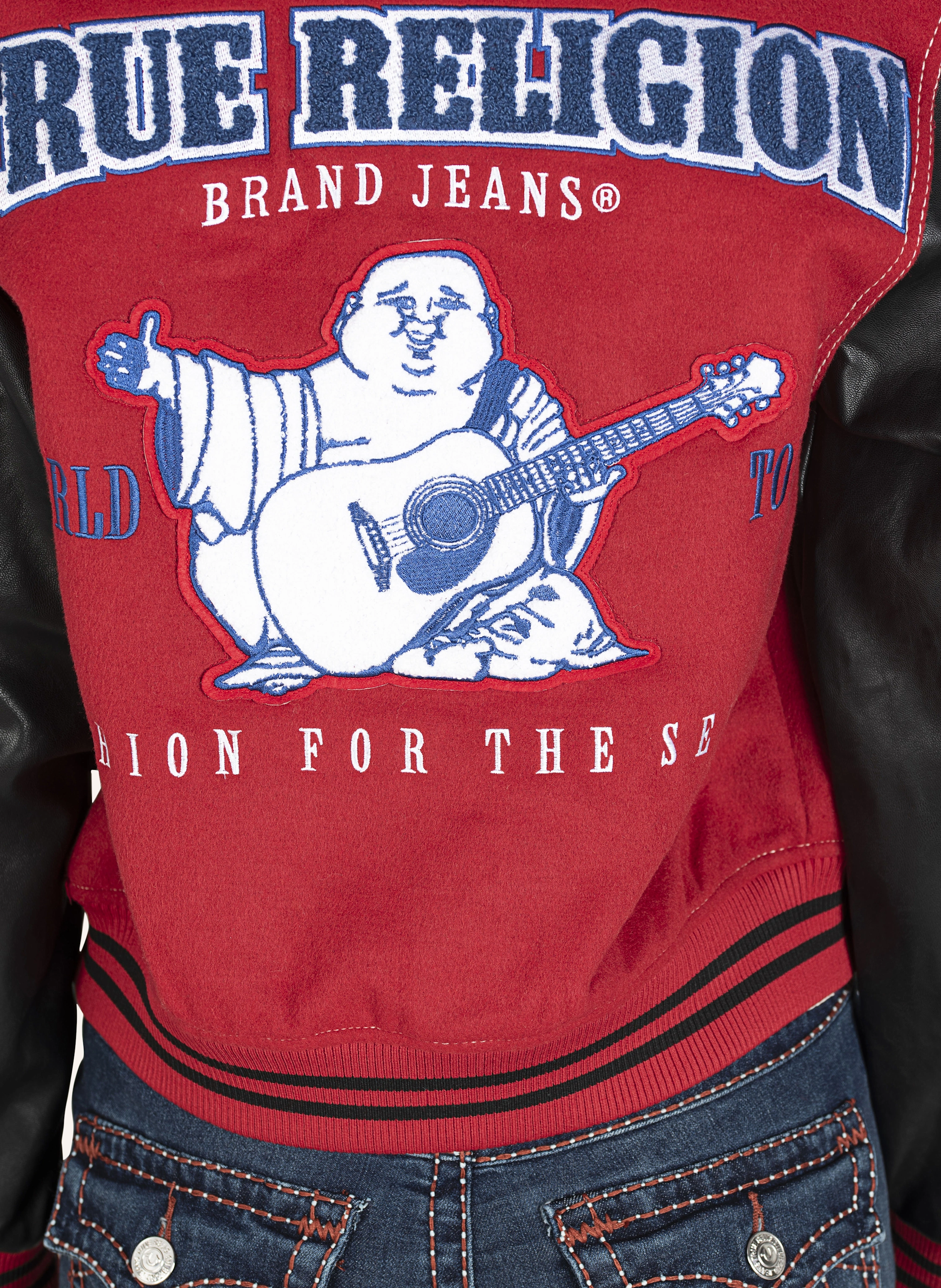 TRUE RELIGION Collgejacke ANNIVERSARY
