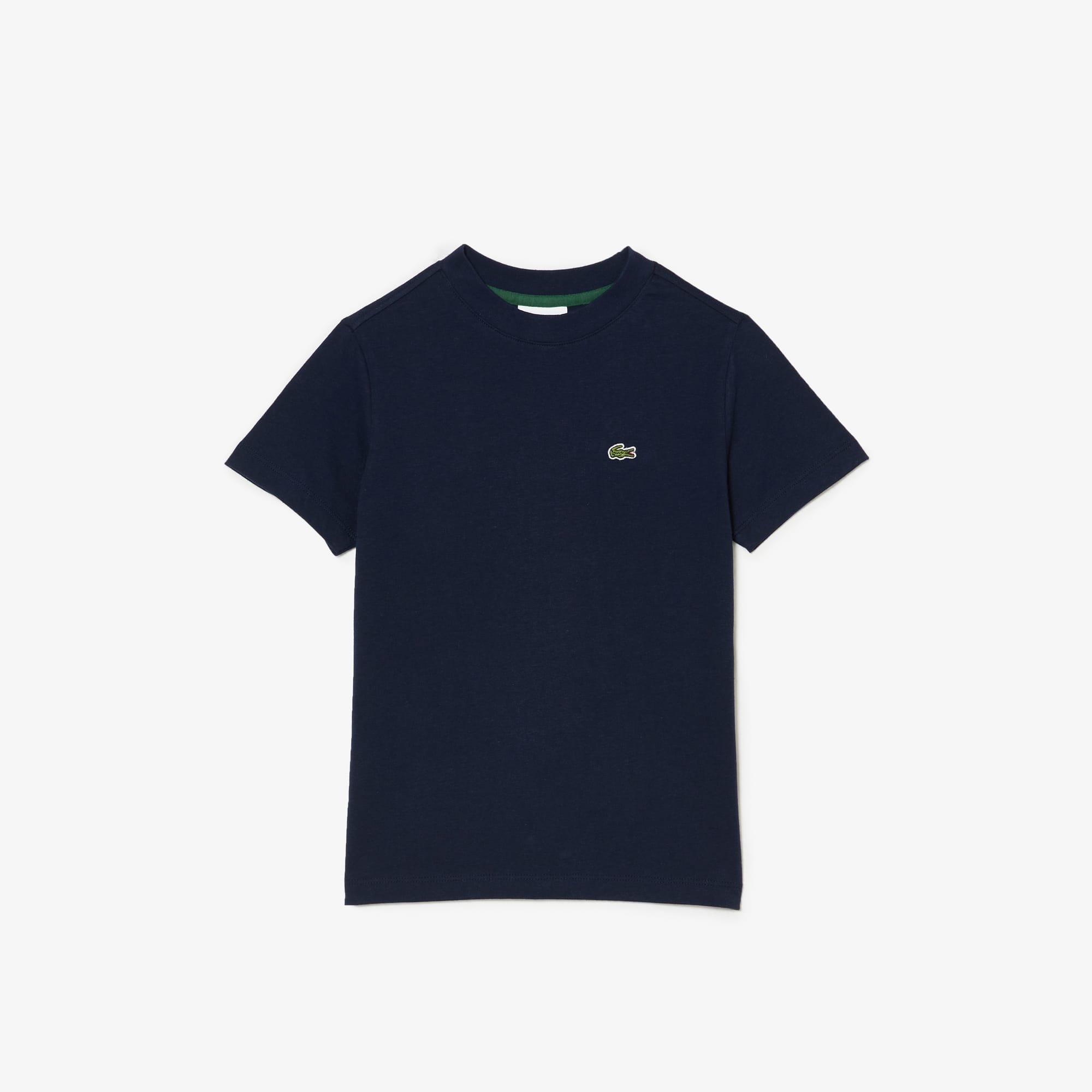 T-shirt uni en jersey de coton T-Shirts & Chemises - Bleu - Lacoste - Enfant
