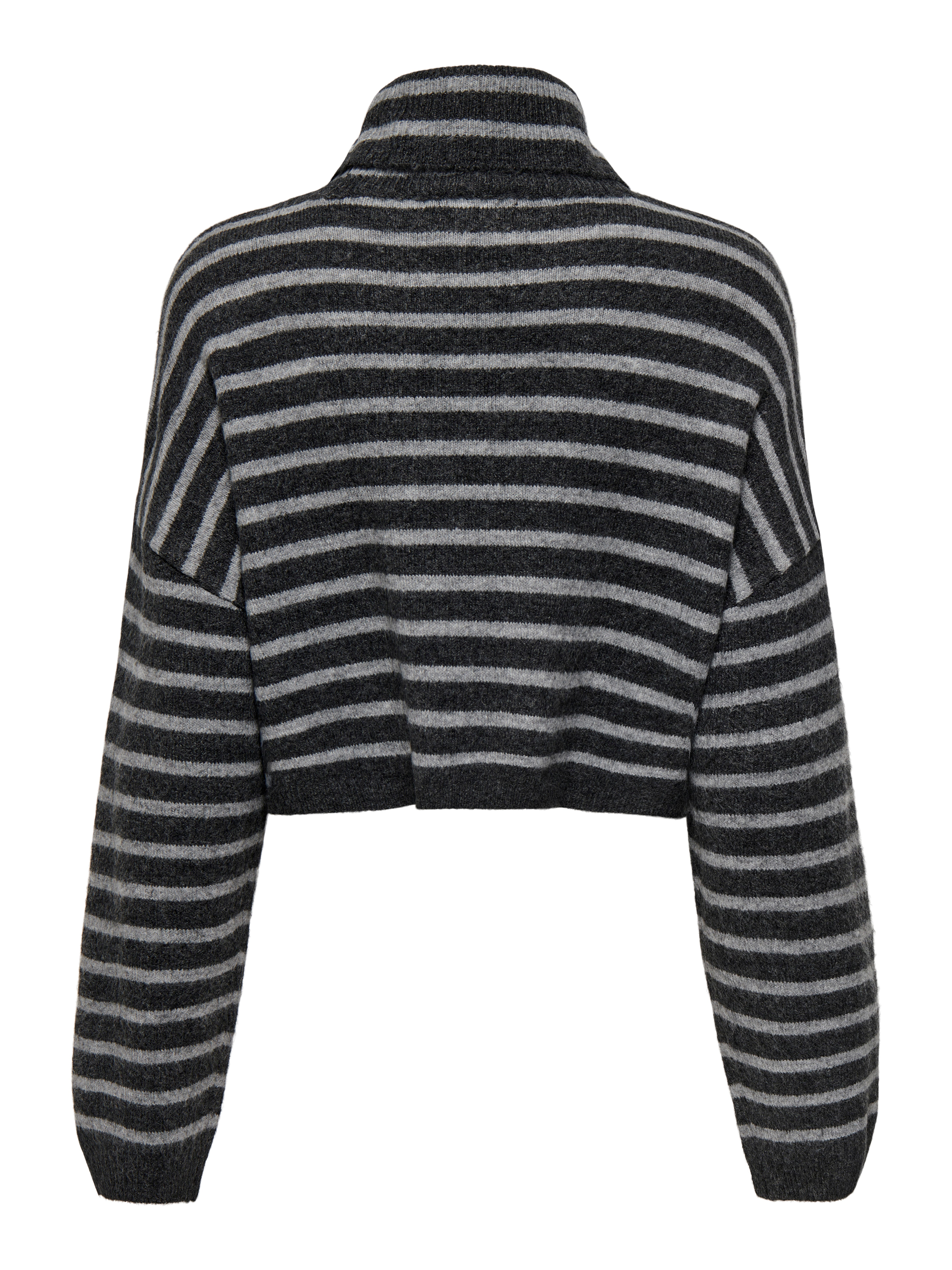ONLTALIO Gestricktes Oberteil Dark Grey Melange