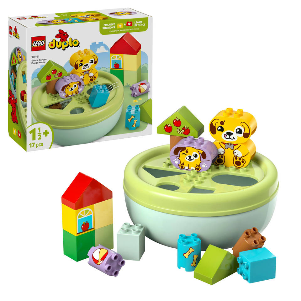 LEGO DUPLO vormenstoof: puppyhuis 10441