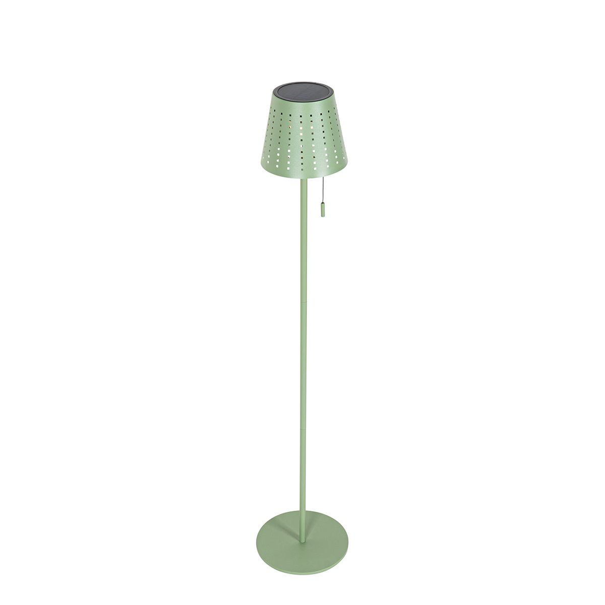 Buiten vloerlamp groen incl. LED 3-staps dimbaar op solar - Ferre