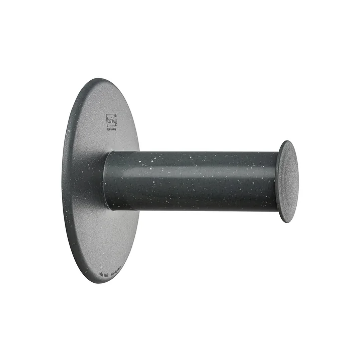 Koziol - Plug'n Roll Toilettenpapierhalter (Recycelt), nature grey