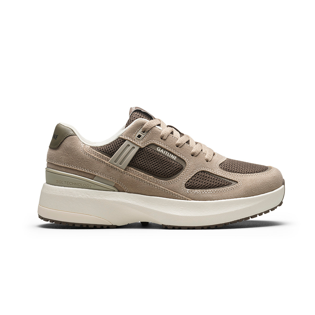 Nova Lite Klassisk retrosneaker med skinndetaljer