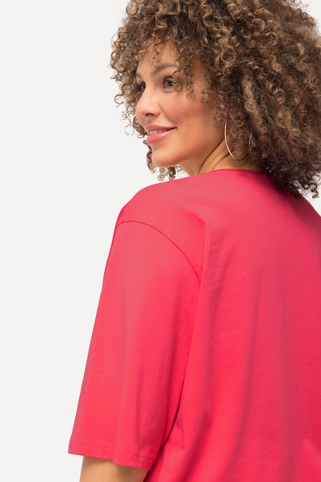 T-Shirt, A-Linie, Carree-Ausschnitt, Halbarm