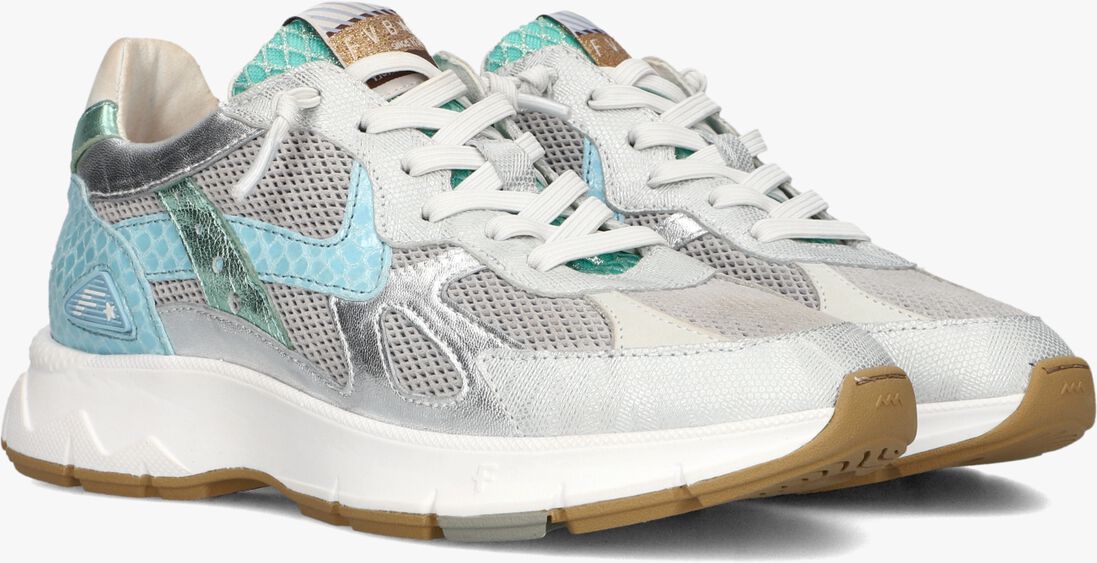 zilveren floris van bommel lage sneakers sfw-10152 daysi