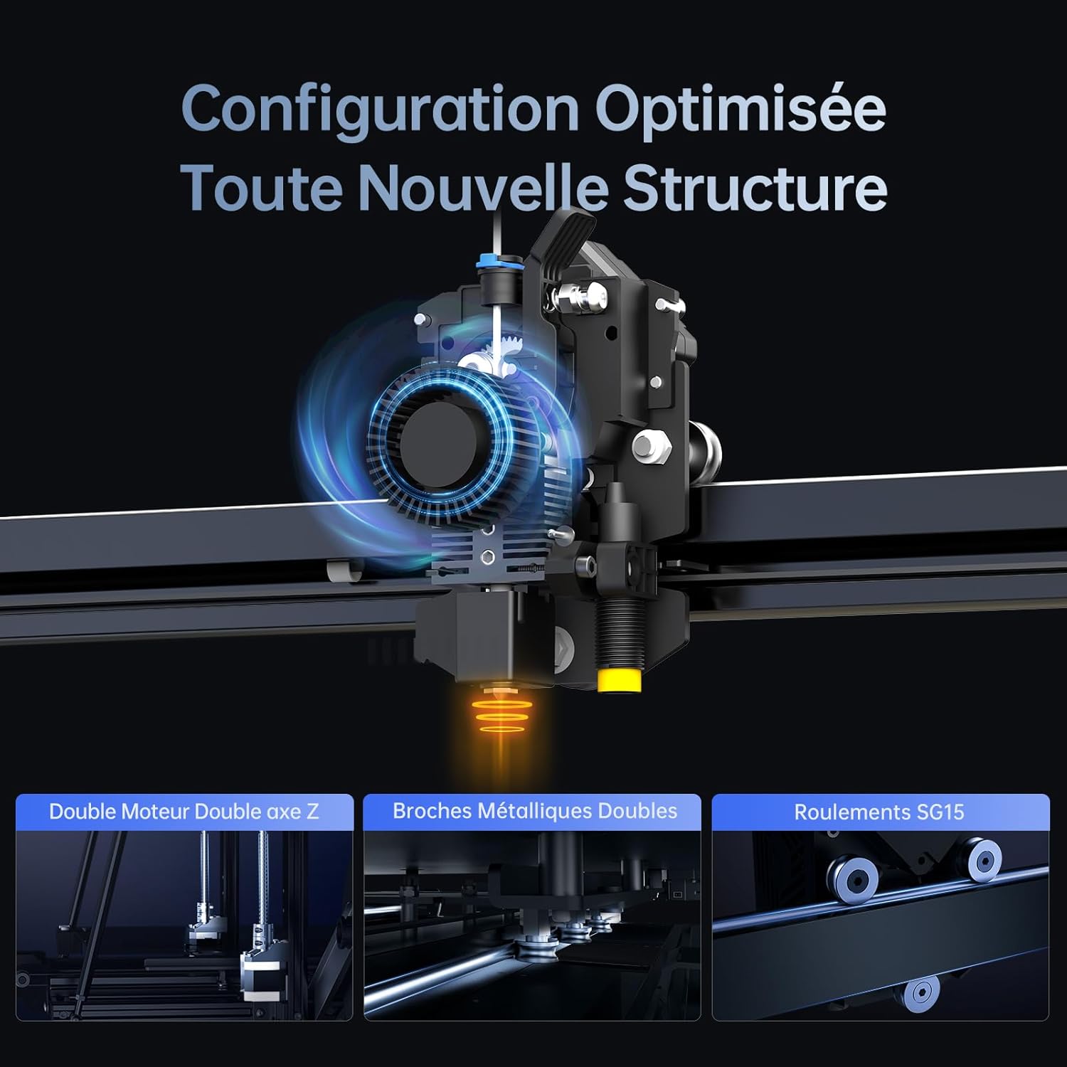 Imprimante 3D Anycubic Kobra 2 Max – 420 x 420 x 500 mm