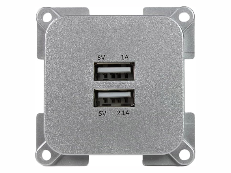 HABA C-Line USB contactdoos - silver