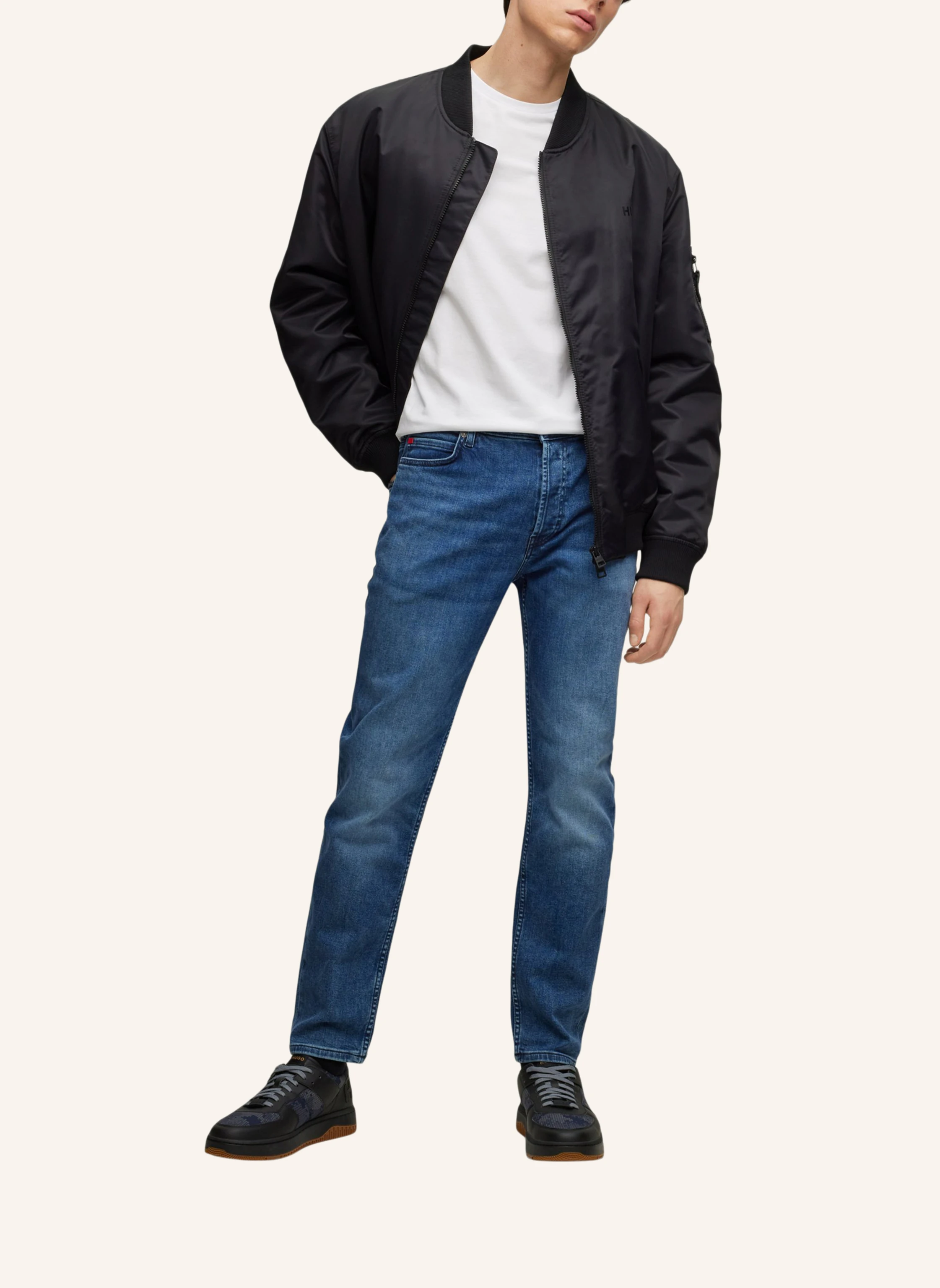 HUGO T-Shirt HUGO-ROUND Slim Fit