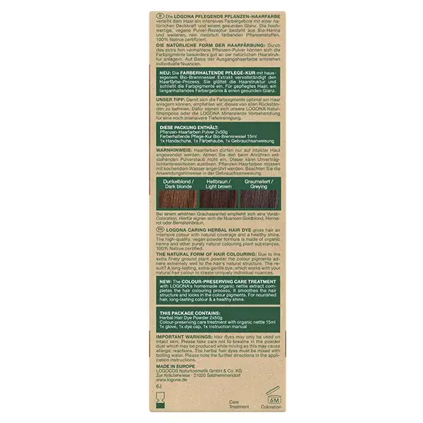 Logona Coloration-soin brun châtaigne 100g