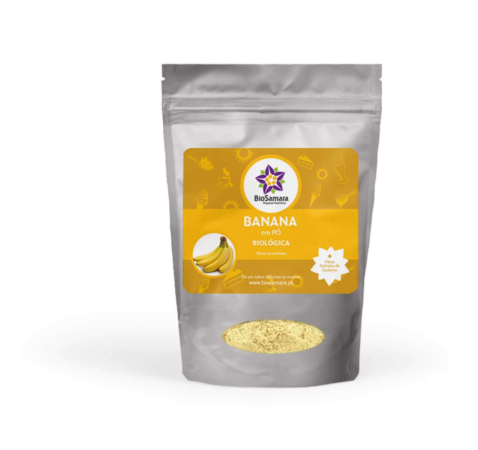 Pó de banana Biosamara 125g