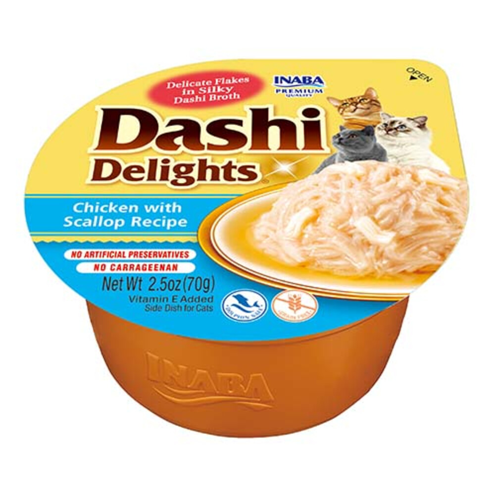 Ciao Dashi Delights Kattenvoer Nat Chicken & Scallop70 gr