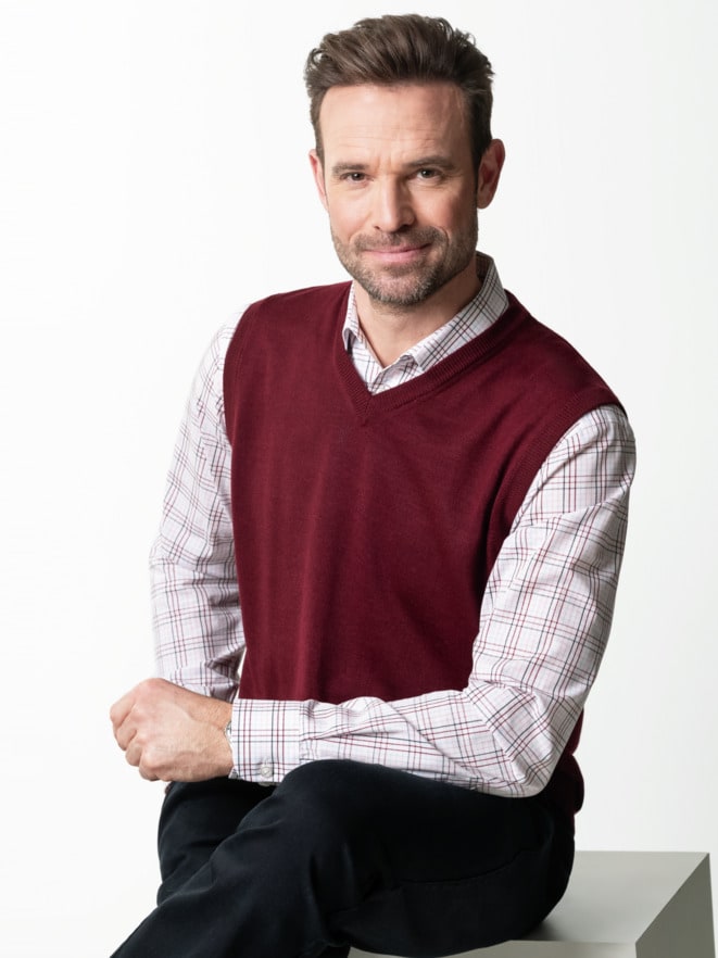 Merino-Mix V-Pullunder