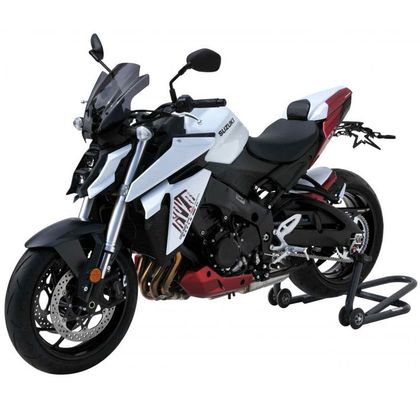 Garde boue Ermax Arrière avec cache chaîne - Blanc / Rouge