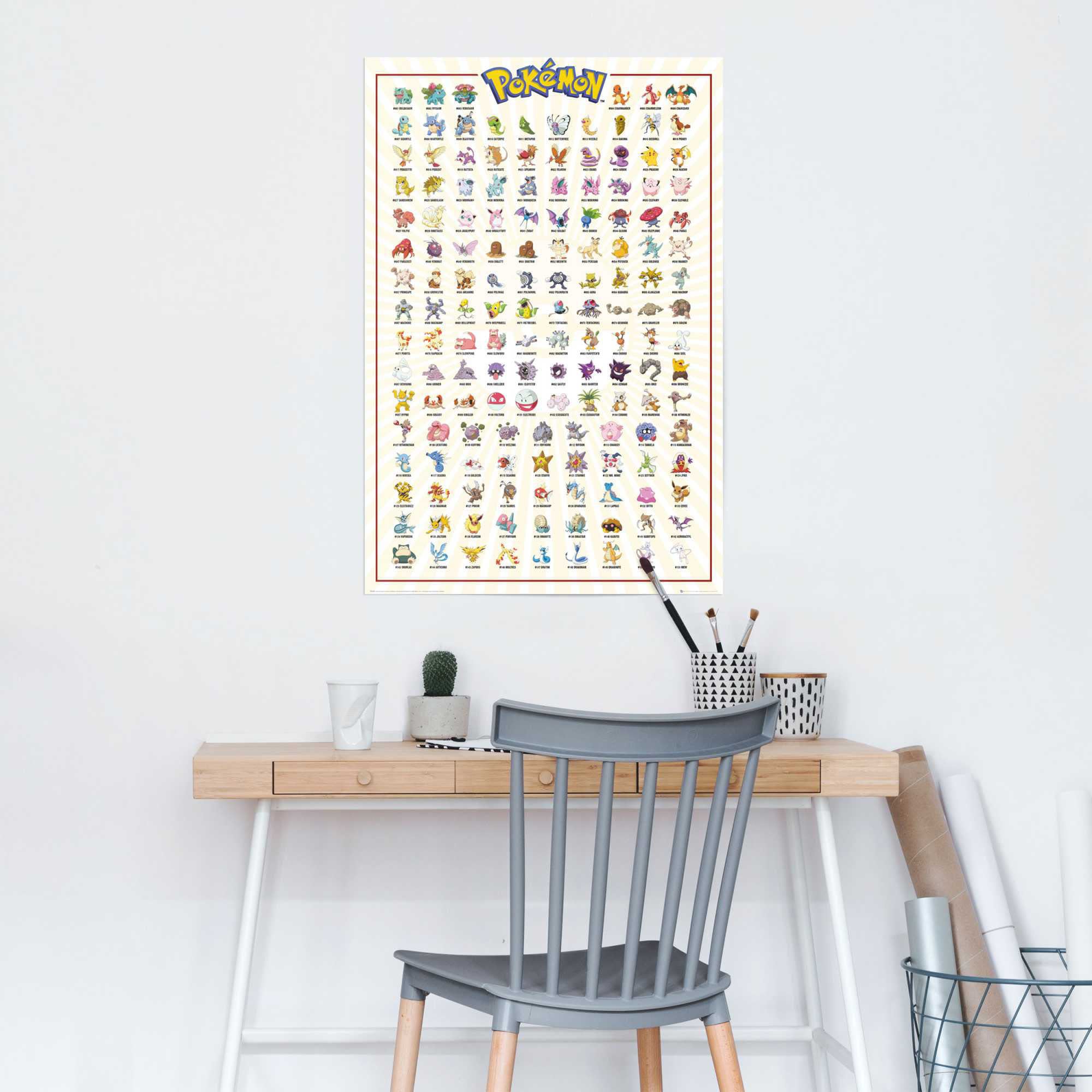 Reinders! Poster »Pokemon« Cartoon & Comic 1 Stk. tlg.