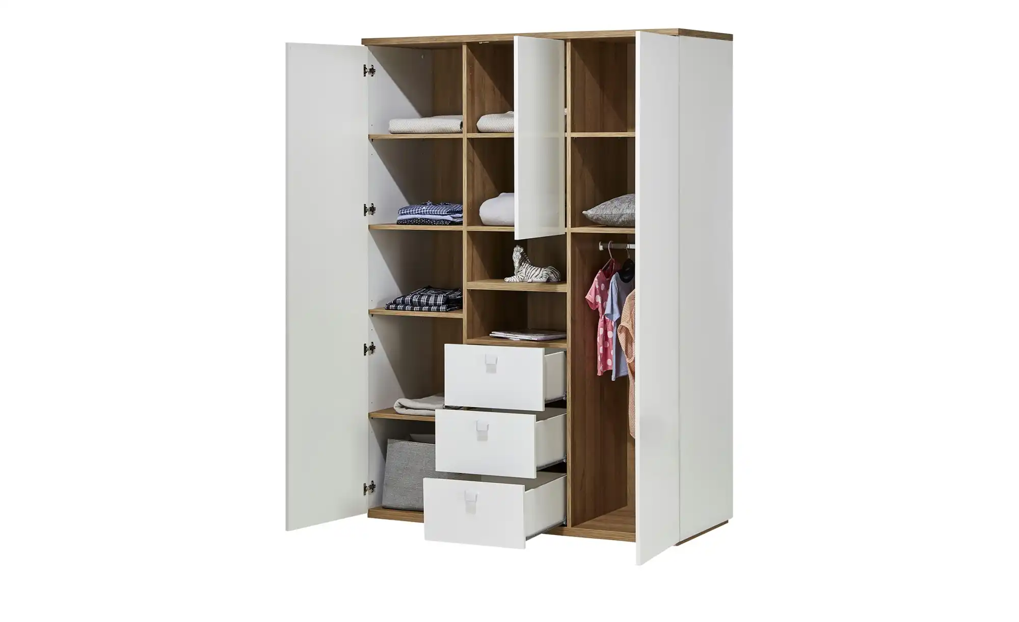 Kleiderschrank 3-türig Bente