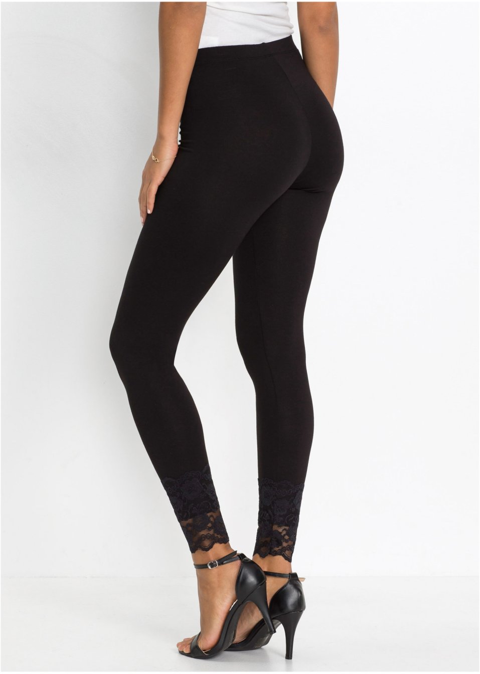 Legging avec dentelle
