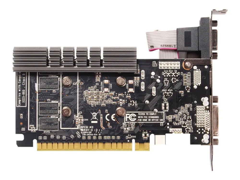 ZOTAC NVIDIA® GeForce® GT 730 - ZONE Edition - grafikkort - GF GT 730 - 2 GB DDR3 - PCIe 2.0 x16 lavprofil - DVI, D-Sub, HDMI - blæserløs