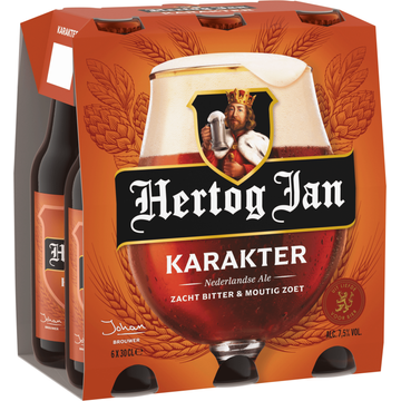 Hertog Jan Karakter Bier Flessen 6 x 30 cl