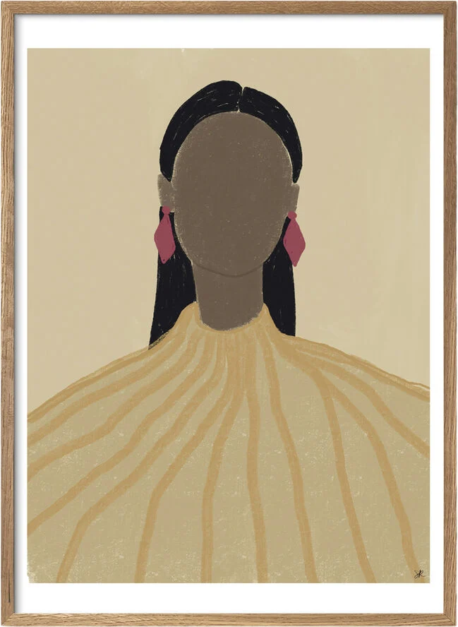 Poster & Frame Sunniva Richardsen - Gunnhild Flerfarvet