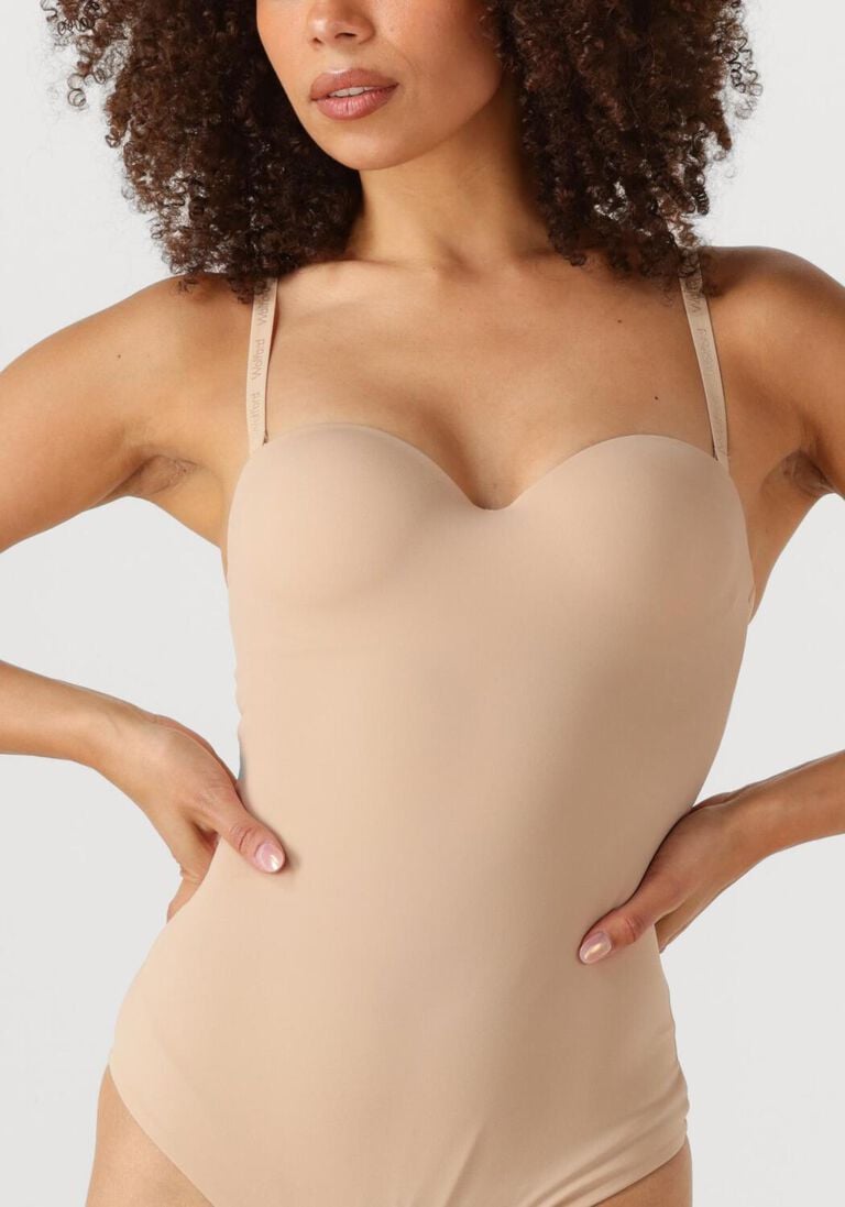 beige wolford top mat de luxe forming string body