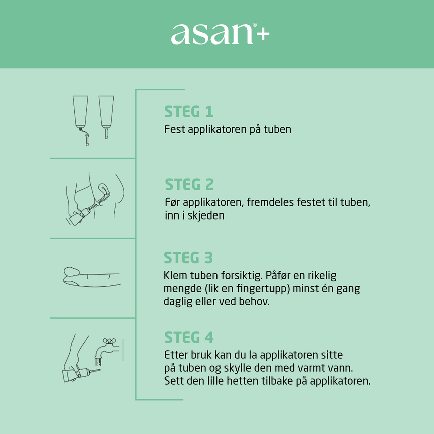 Asan  tørr skjede 50 ml