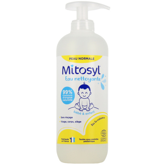 Mitosyl eau nettoyante bio - Visage, corps et siège