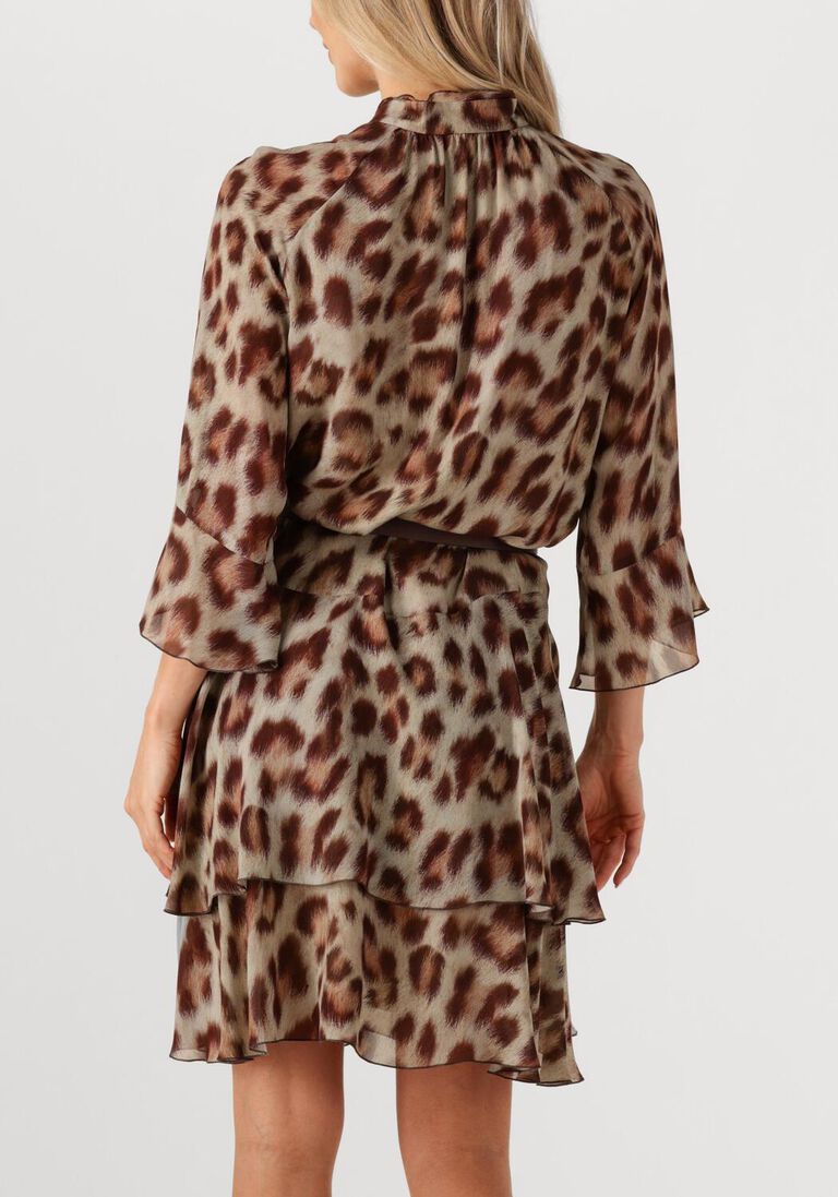 bruine luisa cerano midi jurk 728611/3769