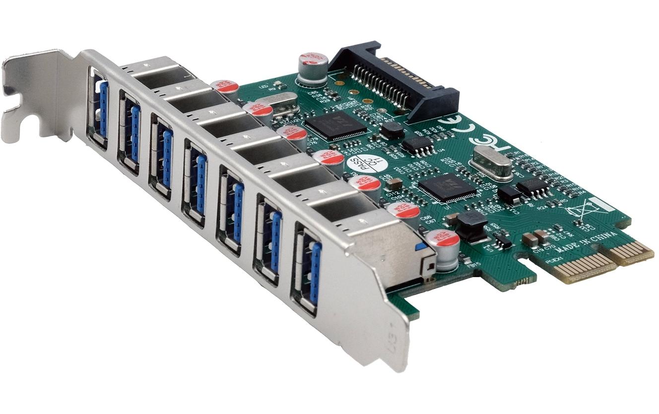 PCI-Express-Karte EX-11088-2PCIe-Schnittstellenkarte, 7x USB 3.0