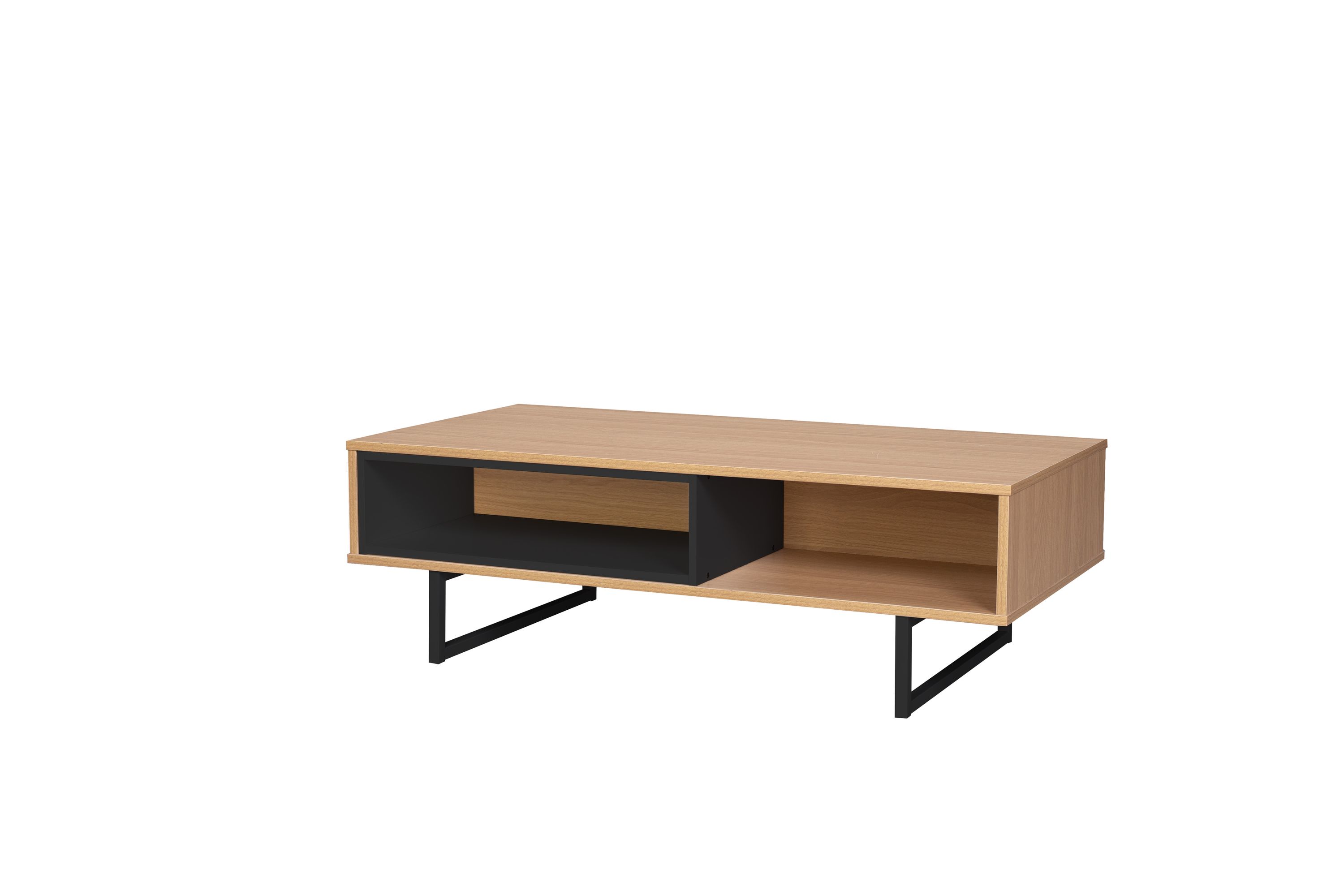 Couchtisch Eiche Dekor Wohnzimmertisch Sofatisch Beistelltisch Tisch Lowboard