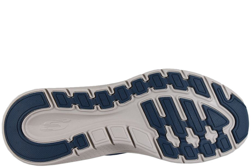 SKECHERS ARCH FIT 2.0-UPPERHAND SNEAKERS I BLÅT TEKSTIL