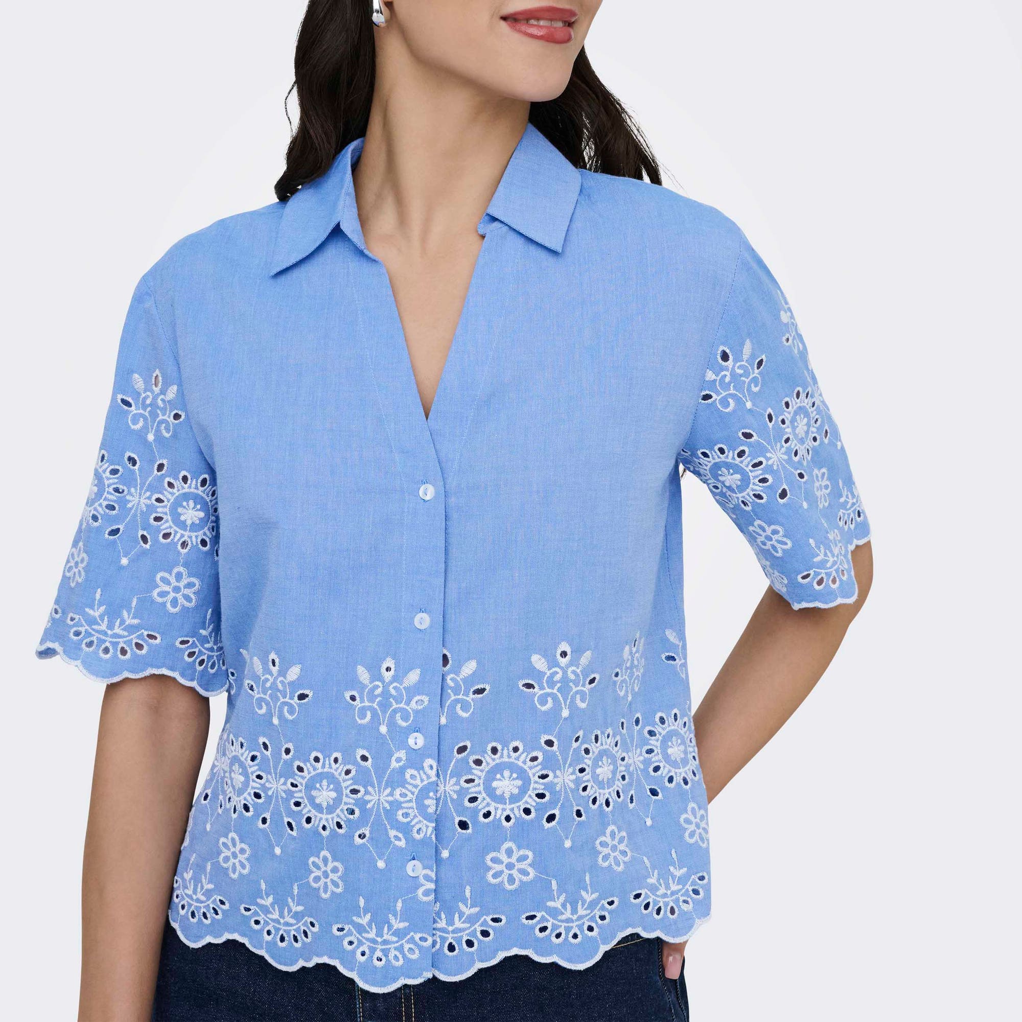 Chemise Femme bleu ciel
