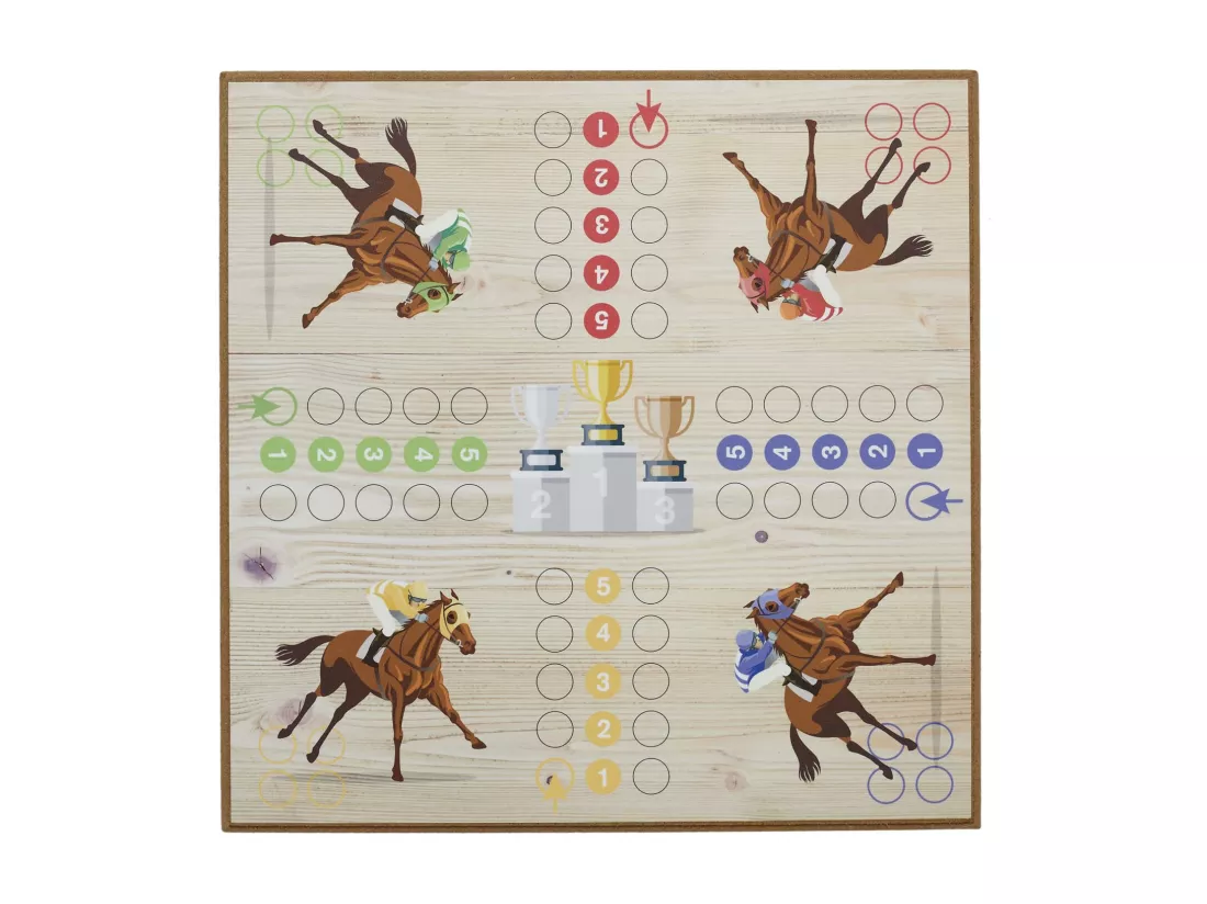 9jeu Des Petits Chevaux En Bois