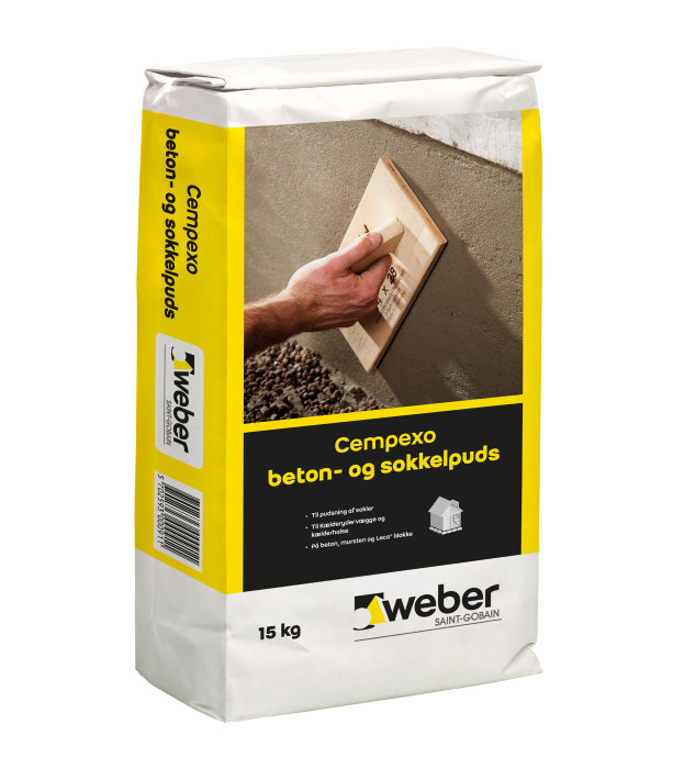 Weber Cempexo Beton- og sokkelpuds 15 kg
