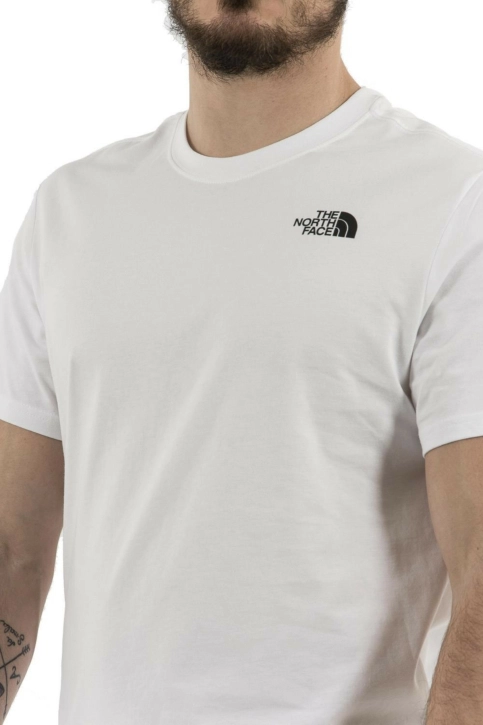 Tee shirt the north face 2tx2 red box fn4 tnf white