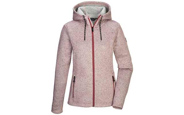 Killtec Damen Strickfleecejacke mit Kapuze