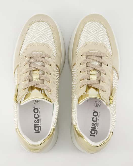 Igi & Co DKO 76613 Sneaker in Gold