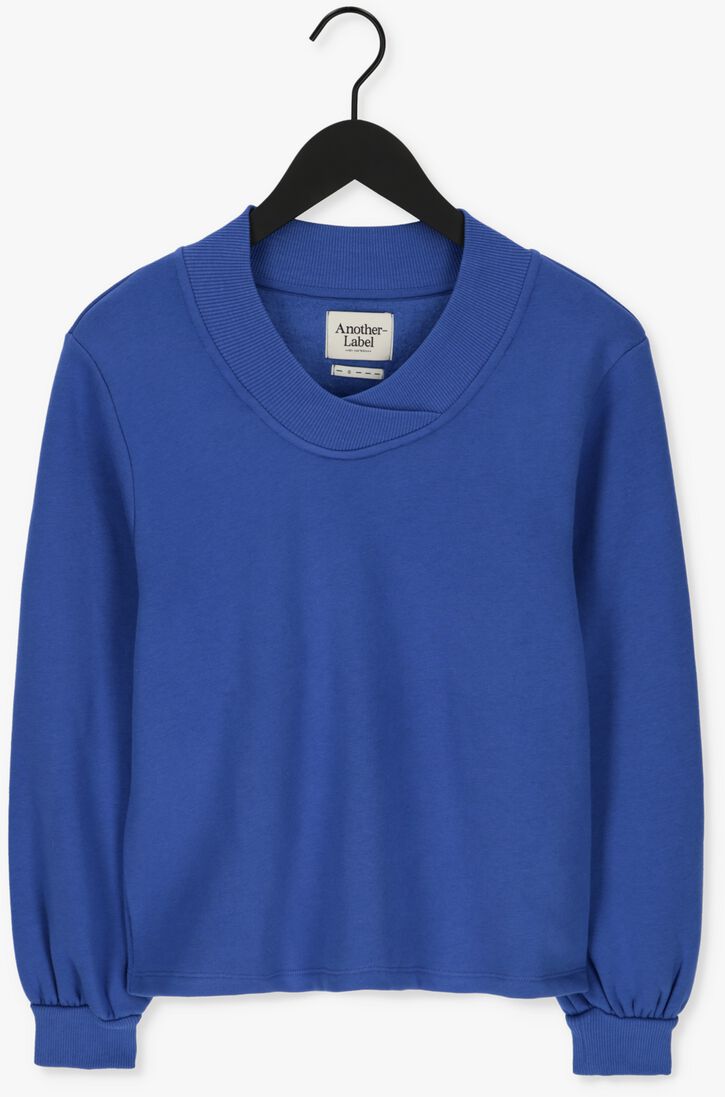 ANOTHER LABEL blauwe another label sweater lyra sweater l/s