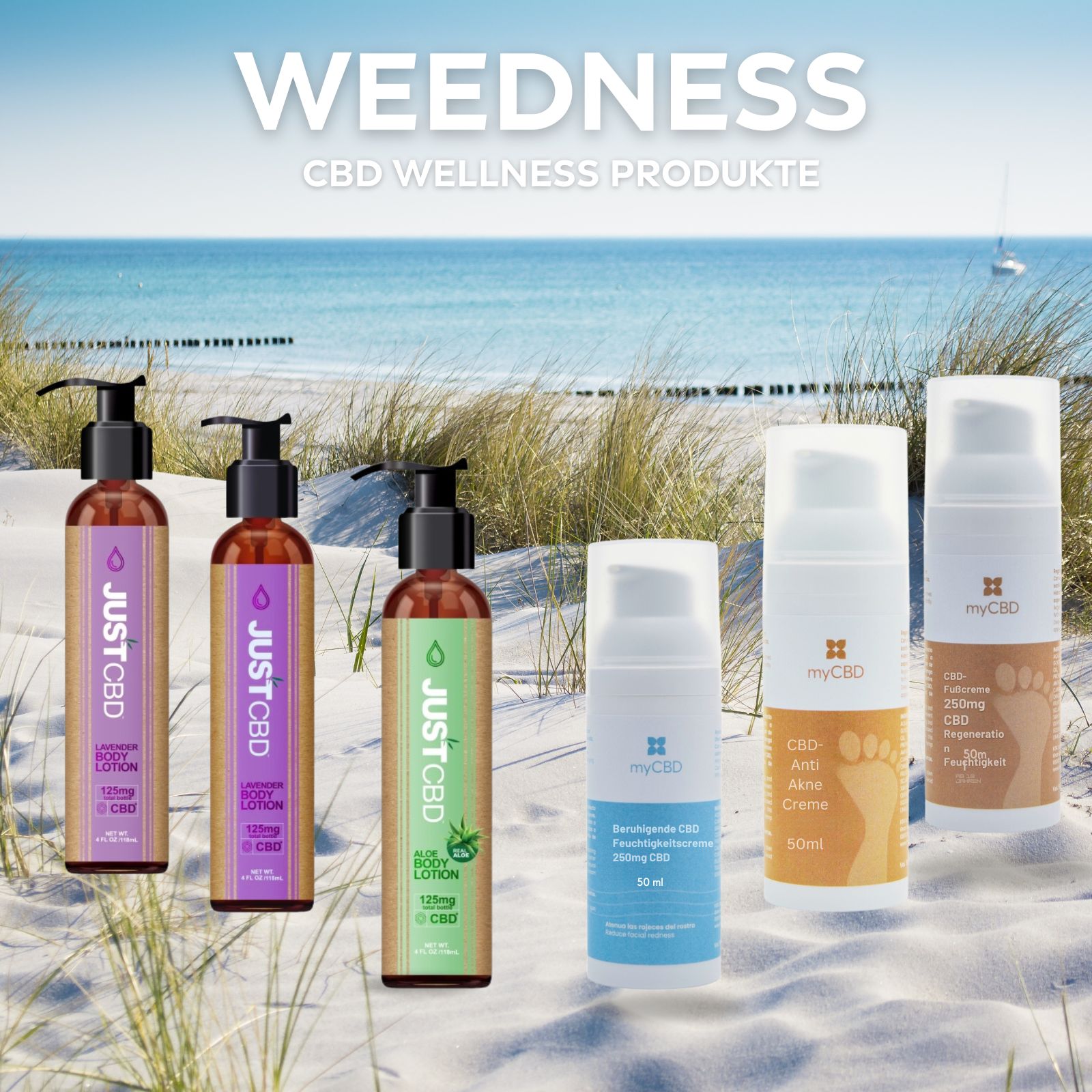 Weedness CBD Fußcreme
