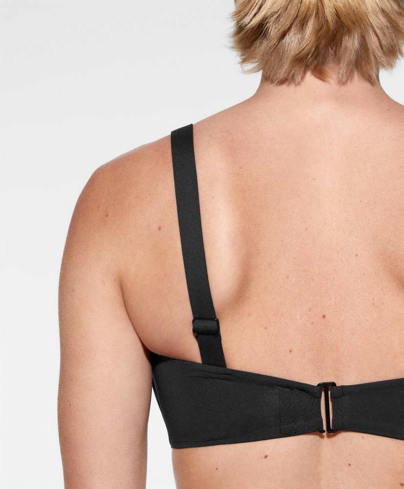 Top de biquíni estilo bandeau