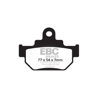 Plaquettes de freins EBC Organique avant