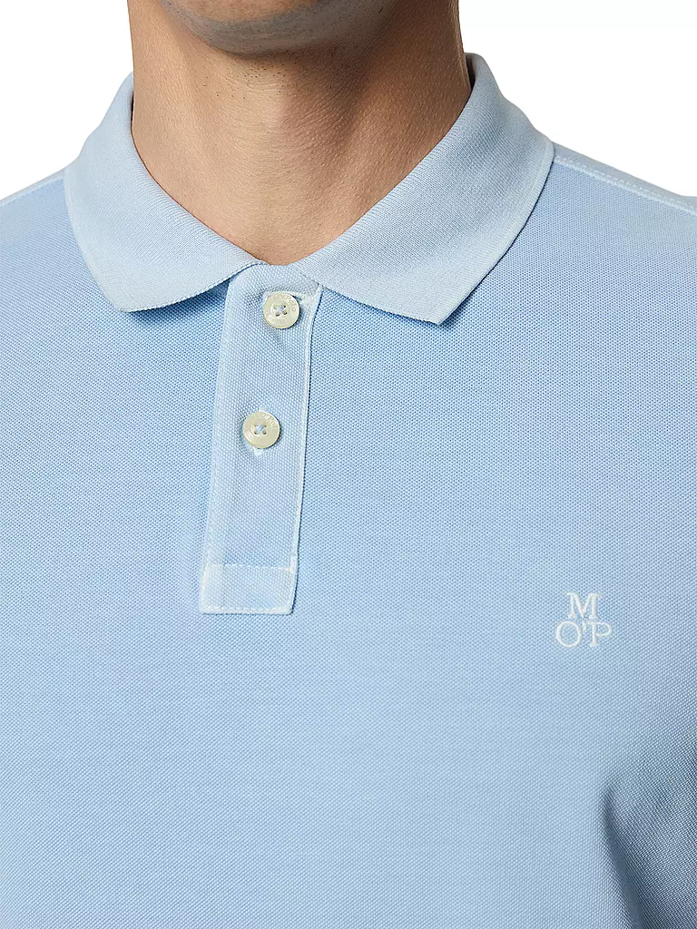 MARC O'POLO Poloshirt Regular Fit hellblau