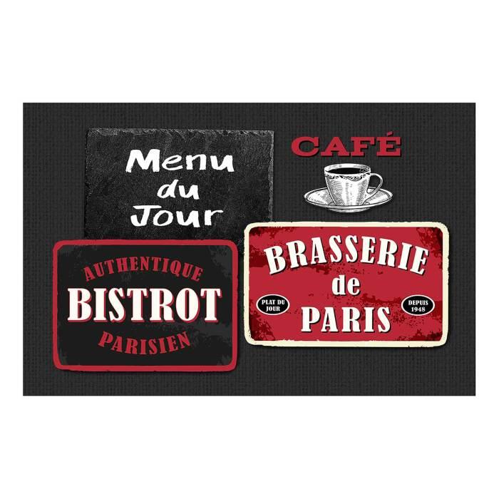 SET DE TABLE 28.5X43.5CM PVC AU BISTROT