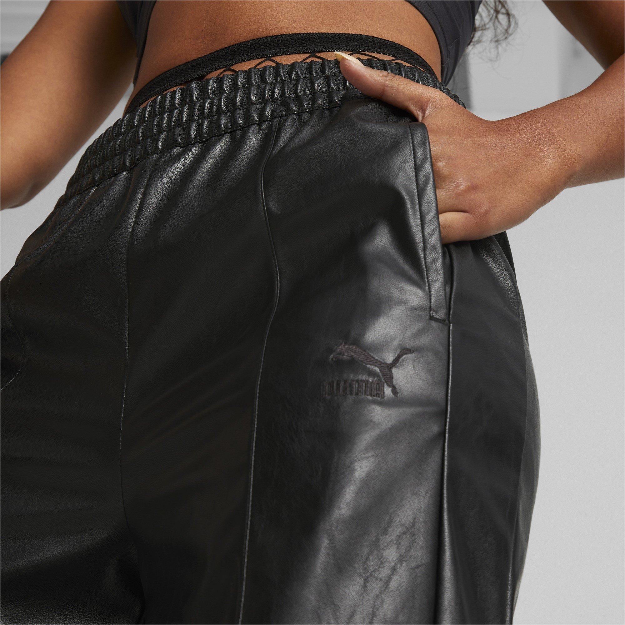 Puma Faux Leather Trousers