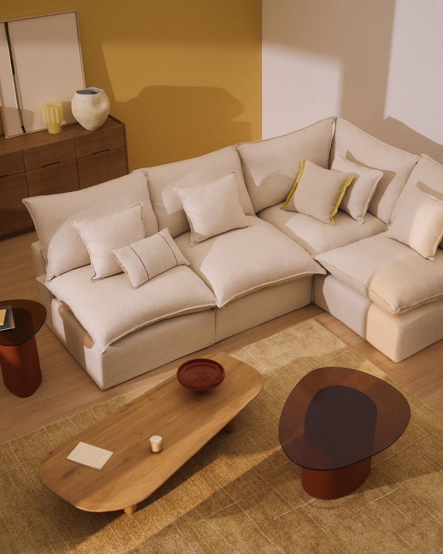 Kave Home Anarela Beige Hoekbank