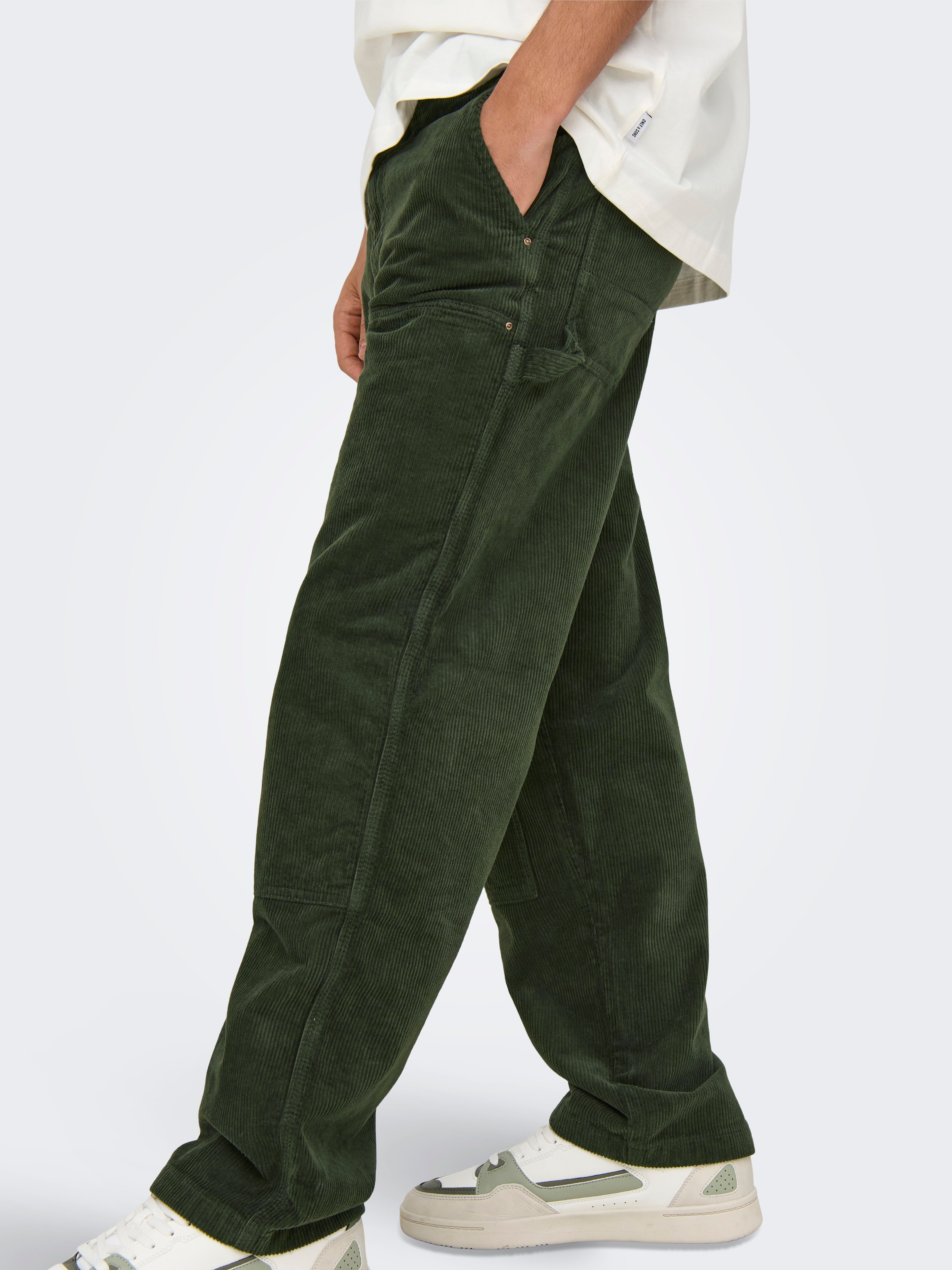 ONSFADE Locker geschnitten Hose mit weitem Beinschnitt Rosin