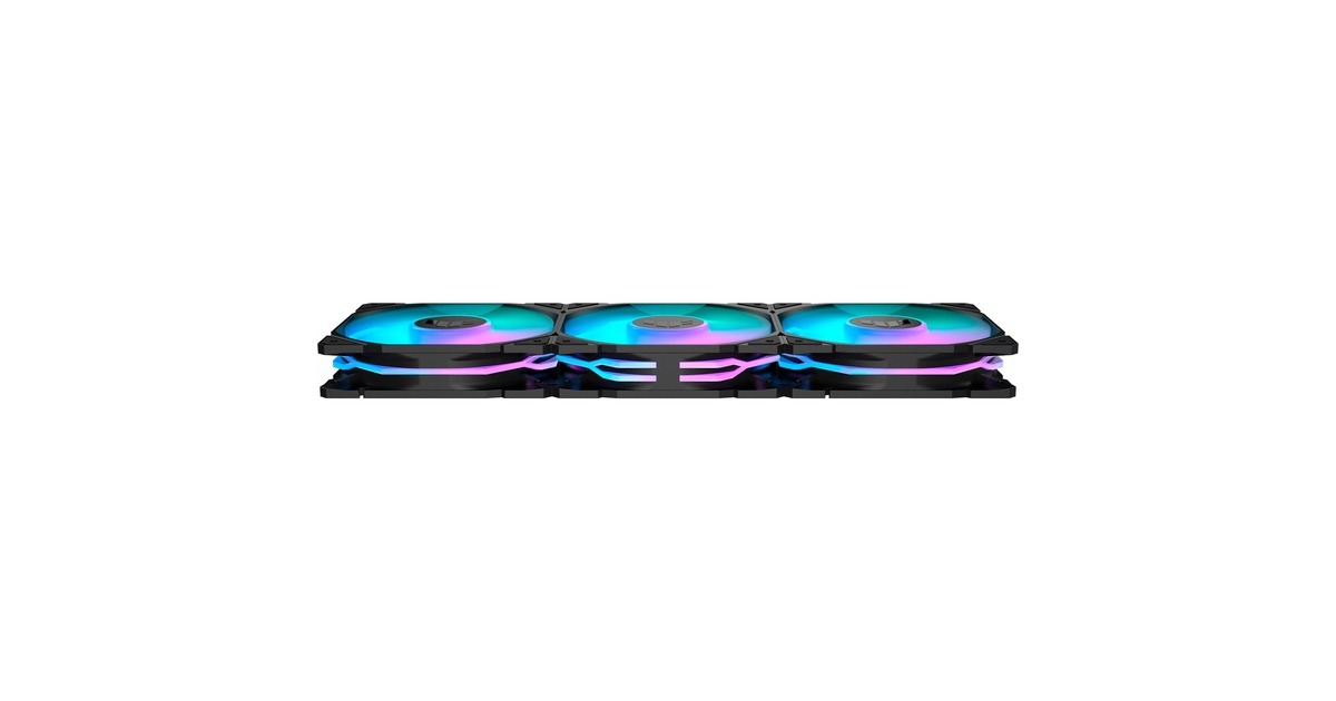 ASUSTUF Gaming TR120 ARGB case fans  (Zwart, 3 stuks, 120 x 120 x 25 mm)