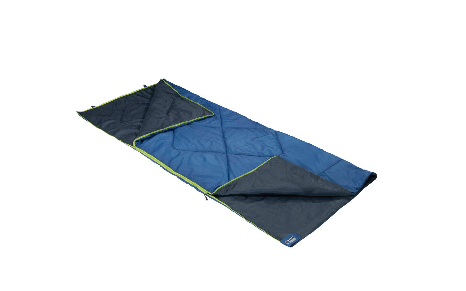 High Peak Patrol Deckenschlafsack 190 x 80 cm blau/dunkelblau