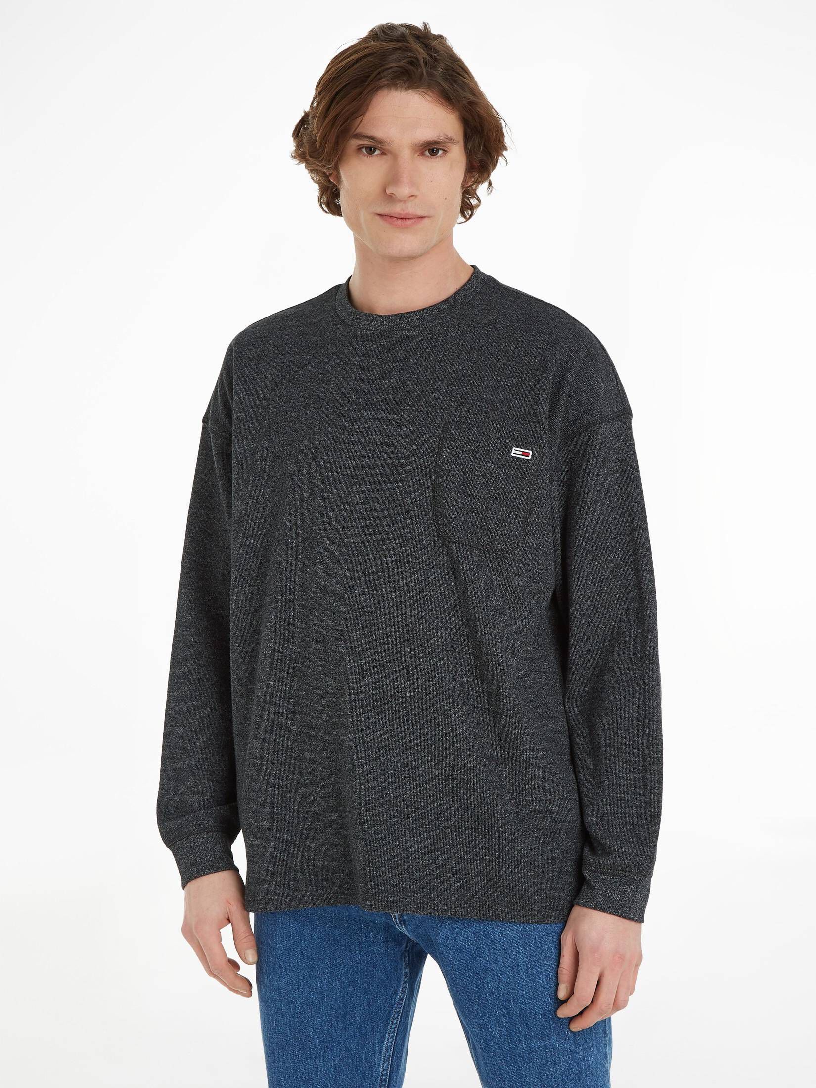 Tommy Jeans| Herren Longsleeve TJM RLX WAFFLE SNIT TEE